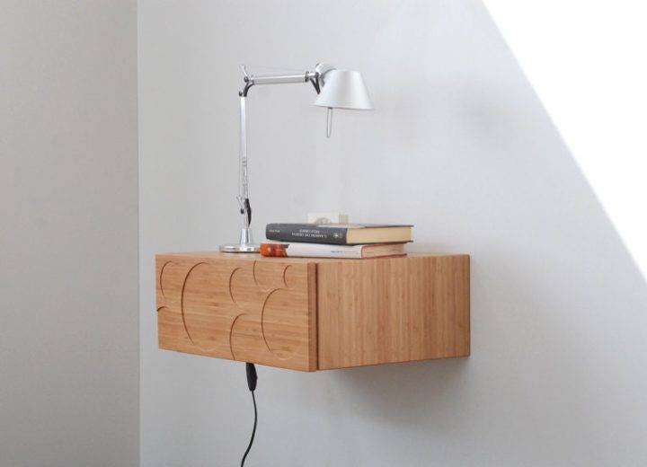 Comodino in bamboo inciso — foto 1